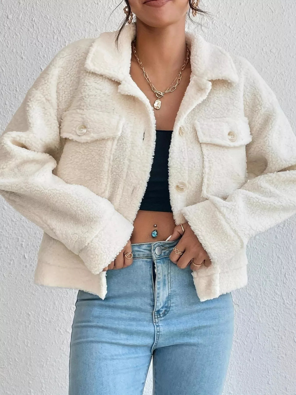 Full-Size Sherpa Jacket, view 5