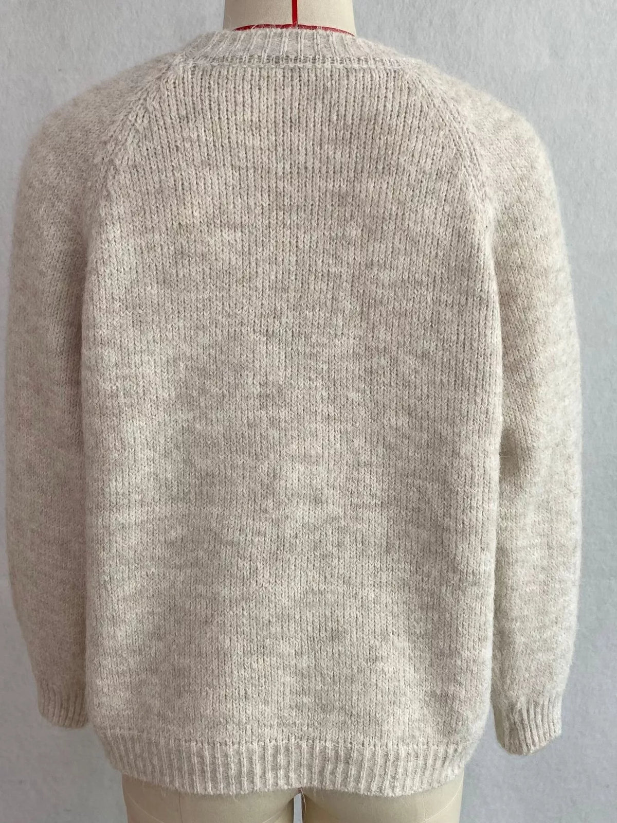 Argyle Raglan Knit Sweater, product view 5