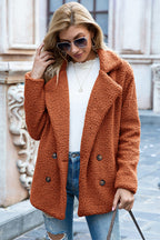Lapel Sherpa Coat, view 36