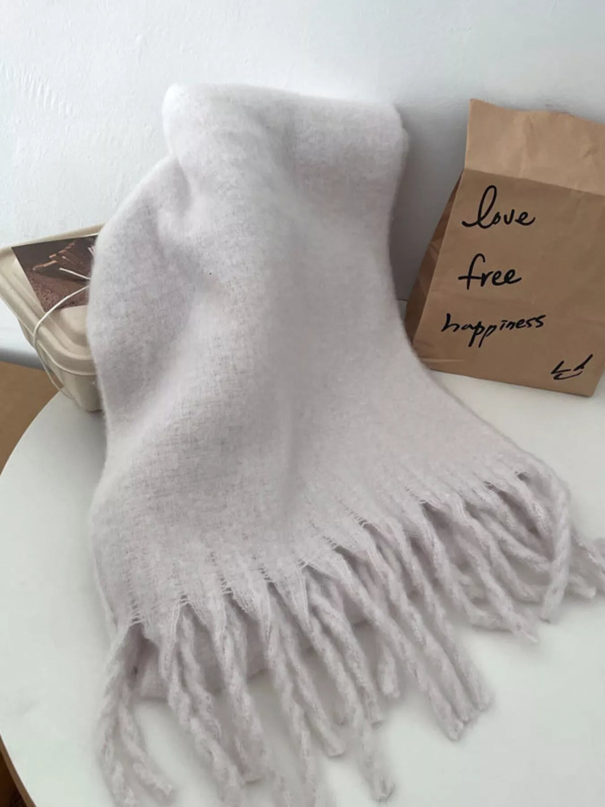Long Fringe Scarf