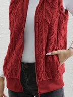 Full-Size Faux-Fur Zip Vest, view 18