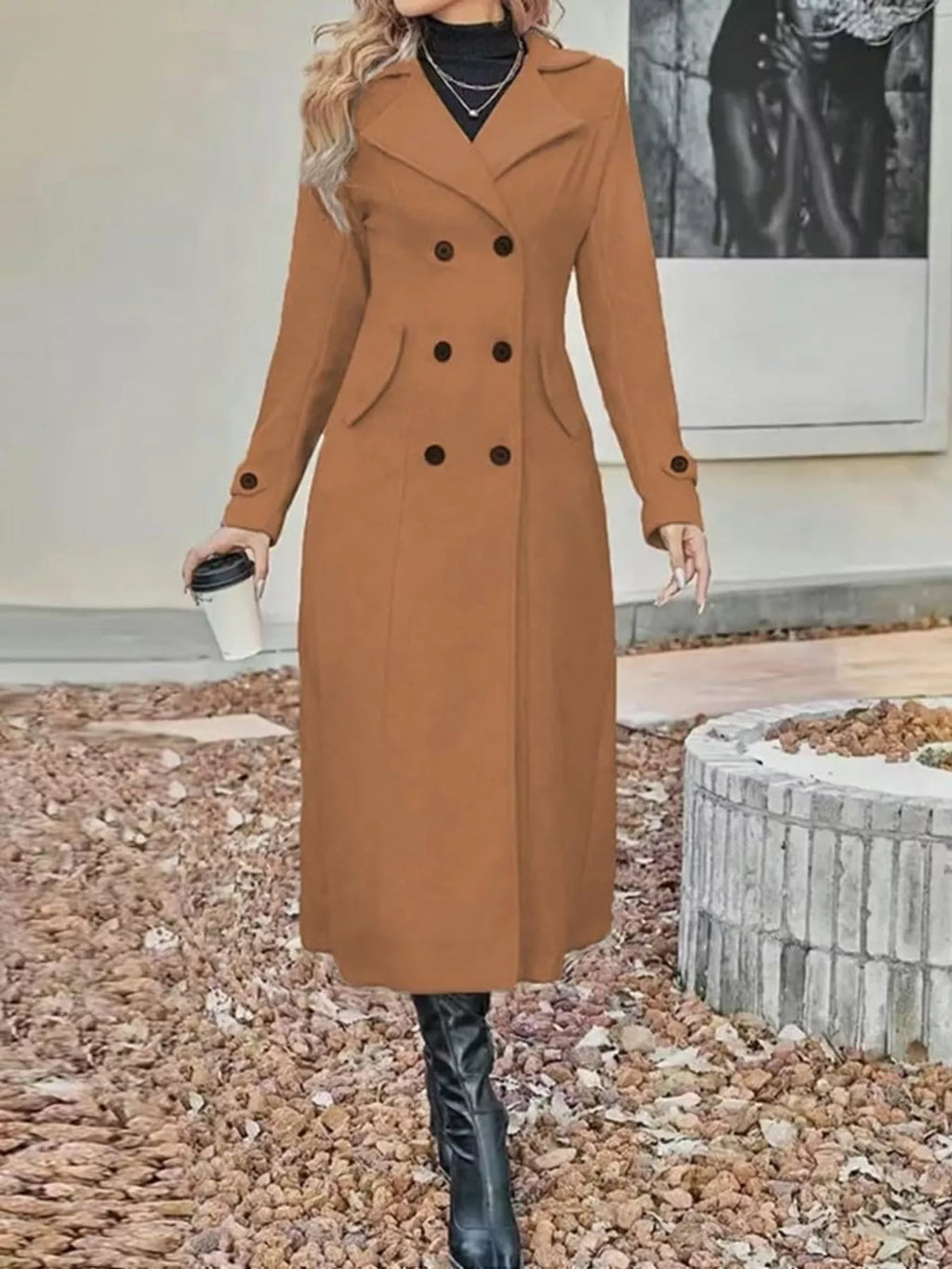 Double-Breasted Trench Coat