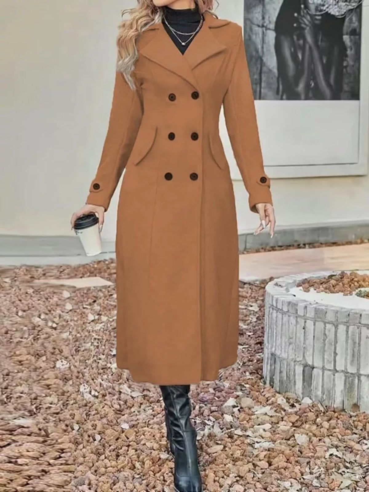 Double-Breasted Trench Coat