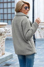 Lapel Sherpa Coat, view 31
