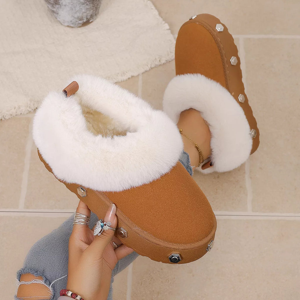 Faux-Fur Lined Platform Boots, product view 7