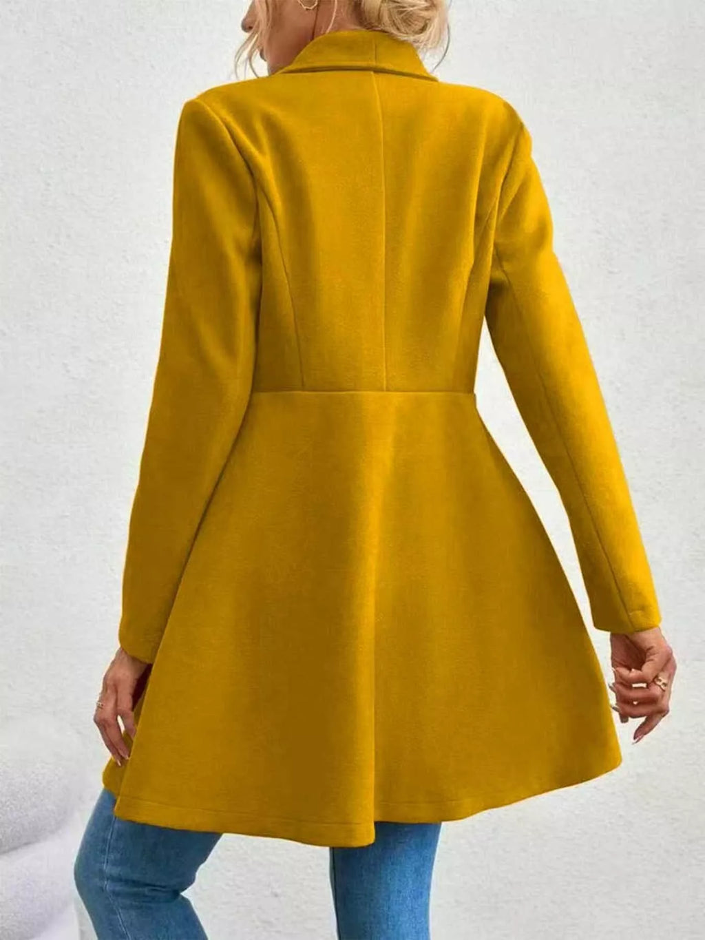 Double-Breasted Tailored Coat, view 15