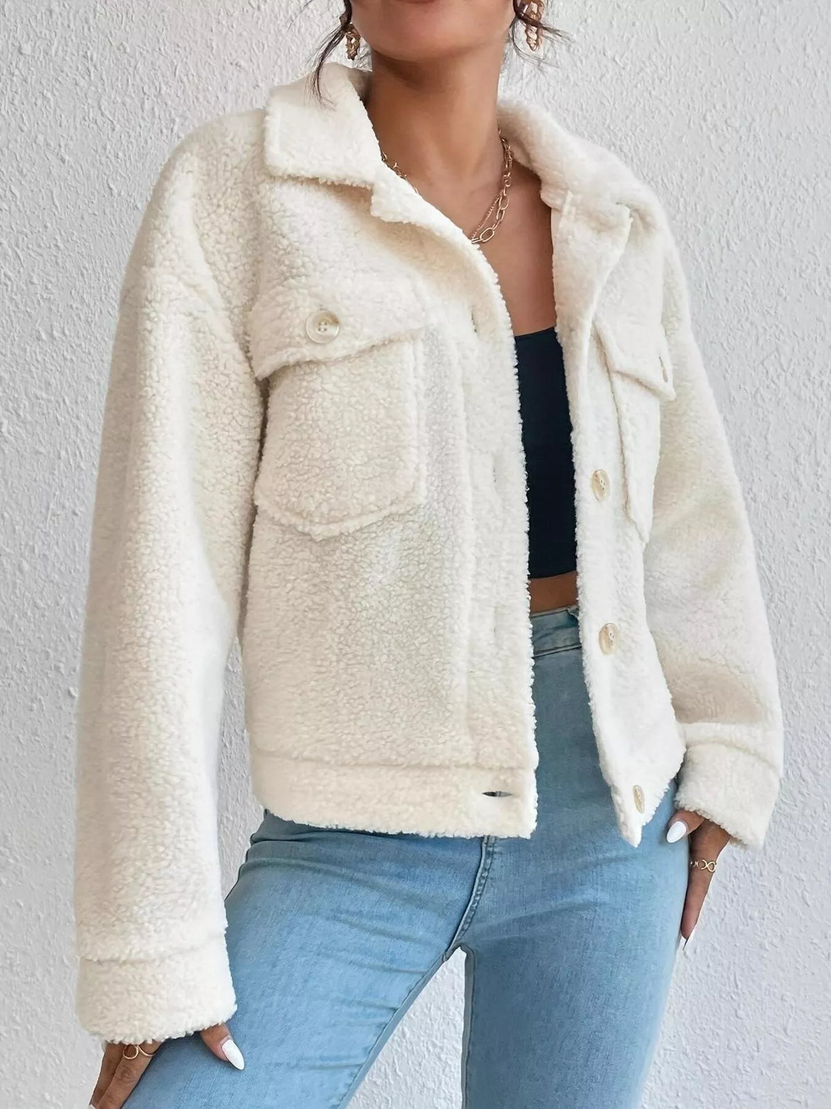 Full-Size Sherpa Jacket, view 1