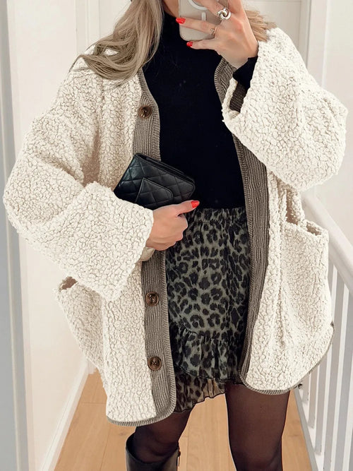 Sherpa Button-Up Jacket