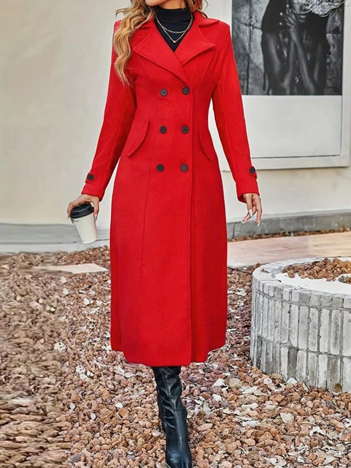 Double-Breasted Trench Coat