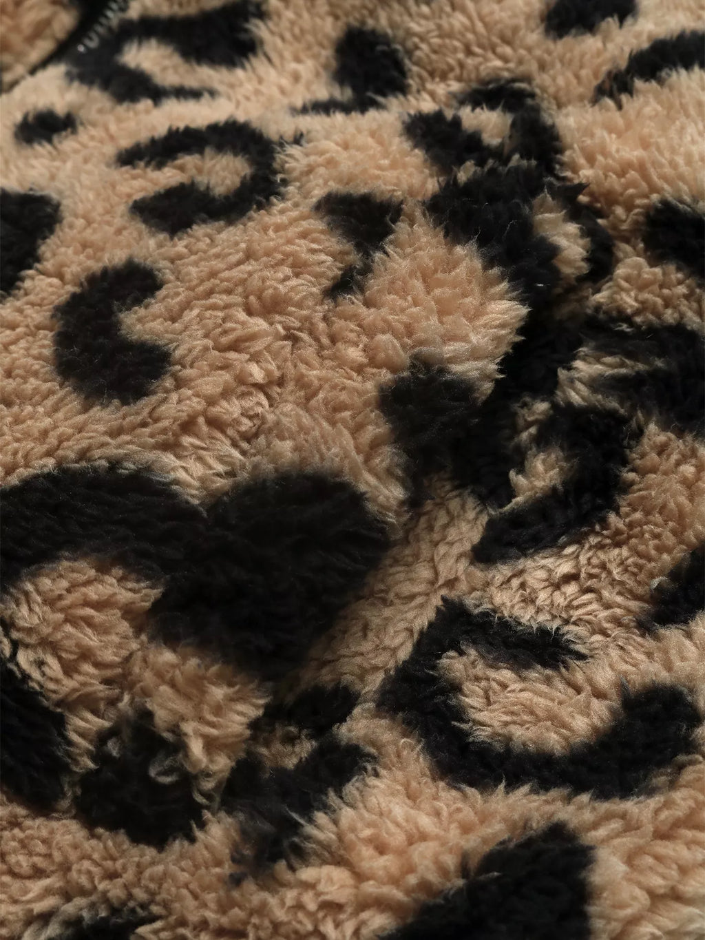 Leopard Fleece Zip Jacket, view 8