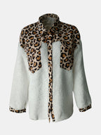 Button-Front Fuzzy Jacket, view 8