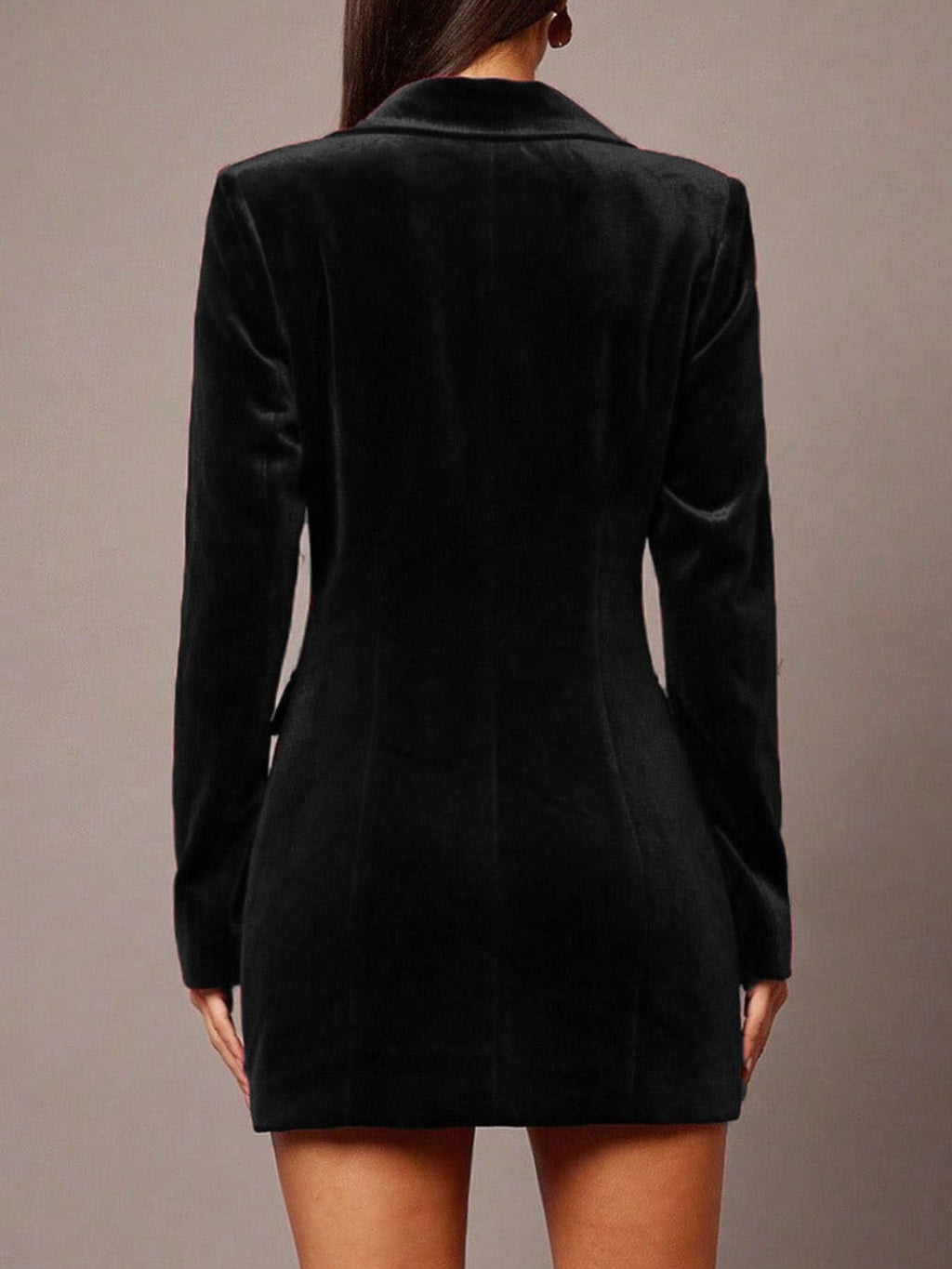 Velvet Blazer Mini Dress