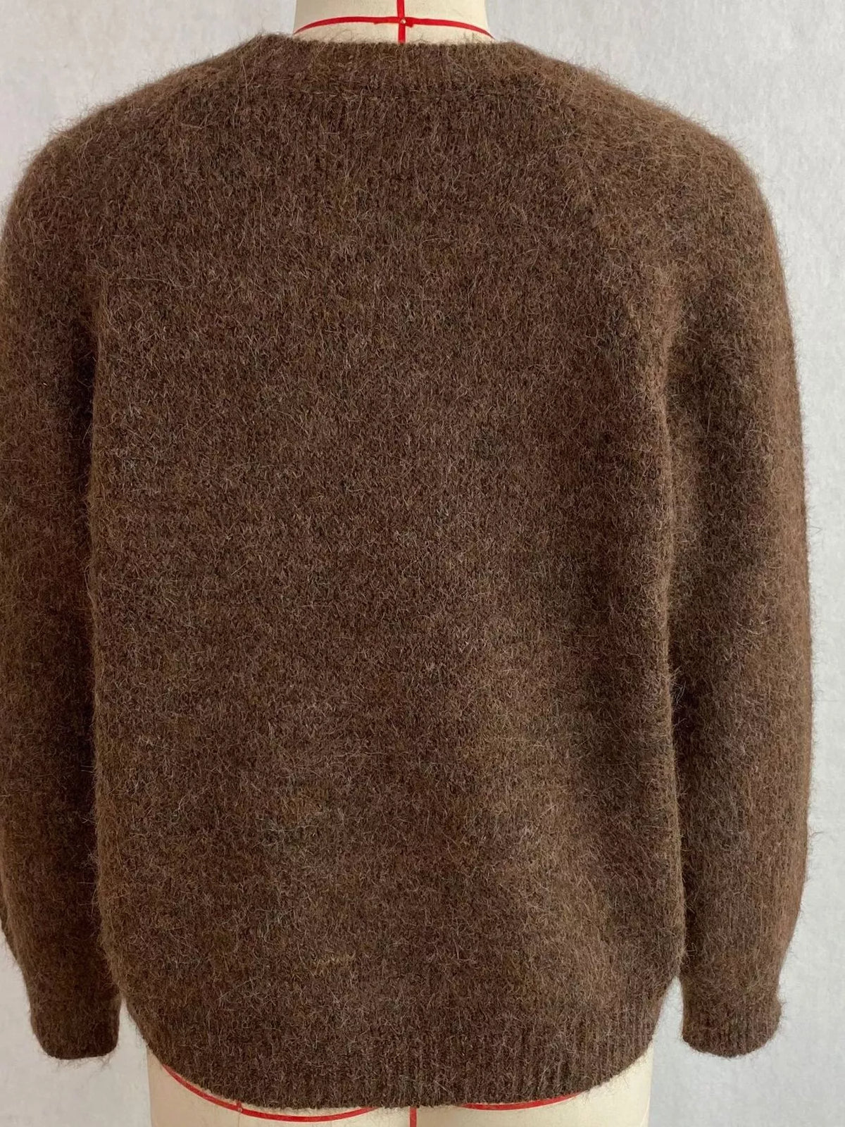 Argyle Raglan Knit Sweater, product view 9
