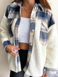 Button-Front Fuzzy Jacket, view 1