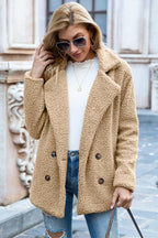 Lapel Sherpa Coat, view 2
