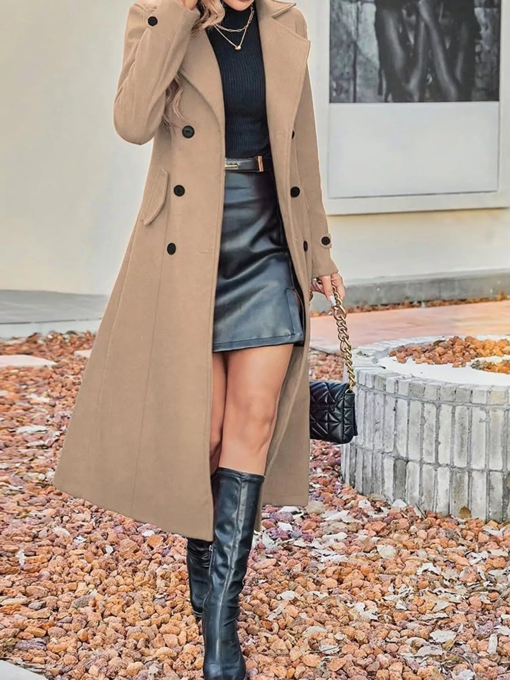 Double-Breasted Trench Coat