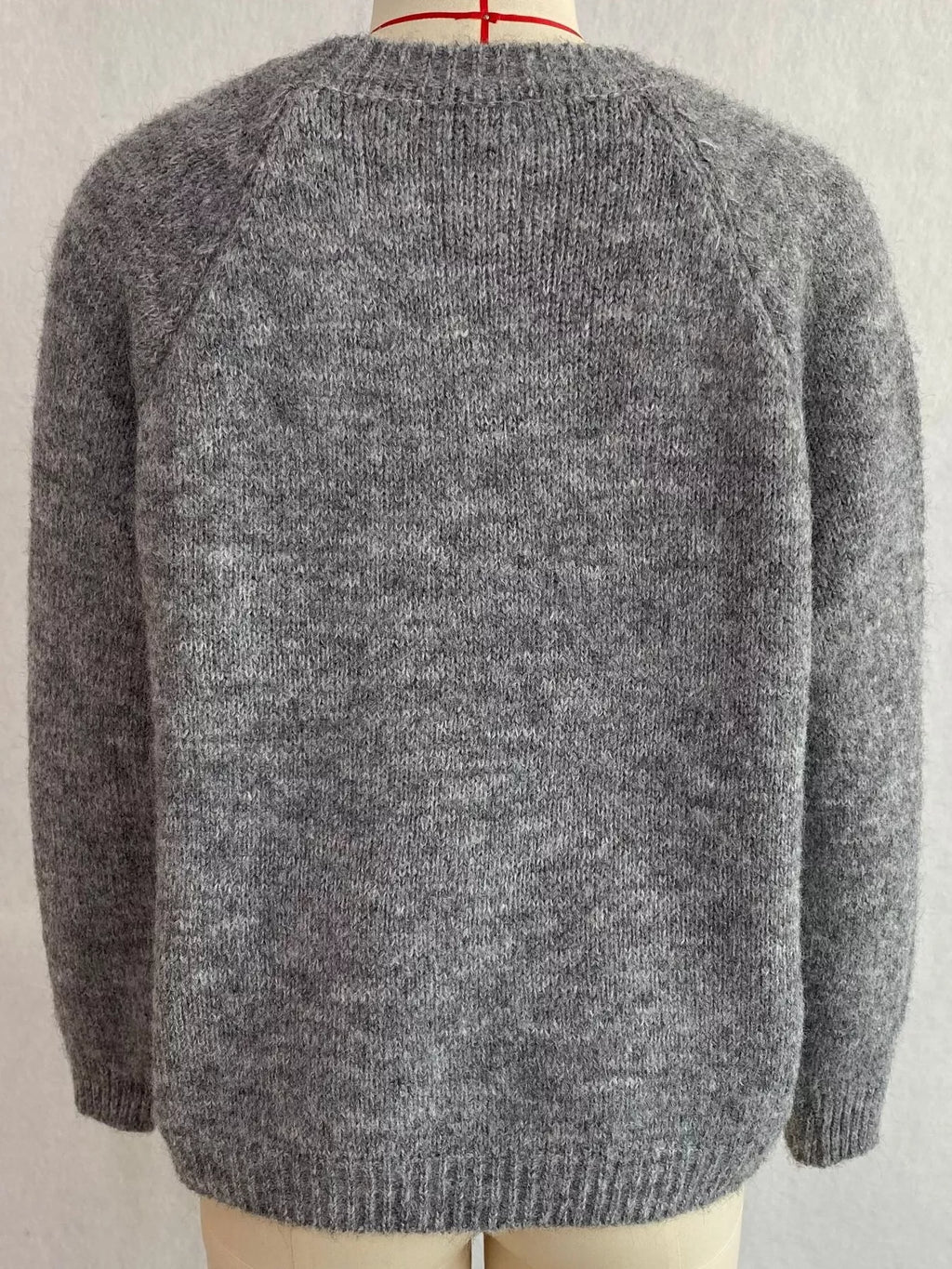 Argyle Raglan Knit Sweater, product view 14