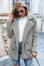Lapel Sherpa Coat, view 30