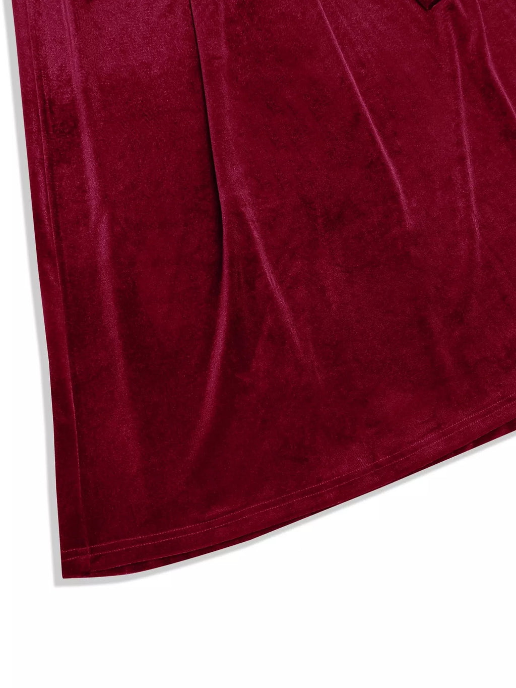 Velvet Wrap Maxi Dress