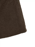 Sherpa-Collar Corduroy Jacket