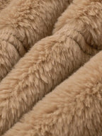 Full-Size Cropped Faux-Fur Jacket, view 5