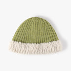 Faux-Fur Trim Knit Hat, supplier product view 1