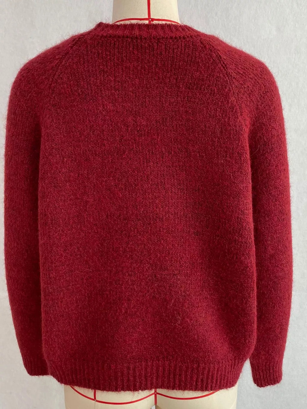 Argyle Raglan Knit Sweater, product view 27