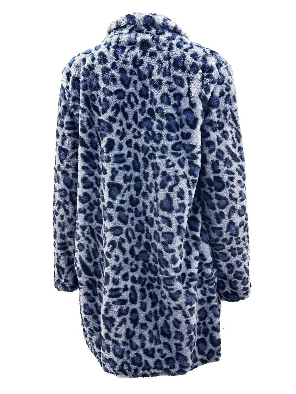 Full-Size Leopard Open-Front Coat, view 6