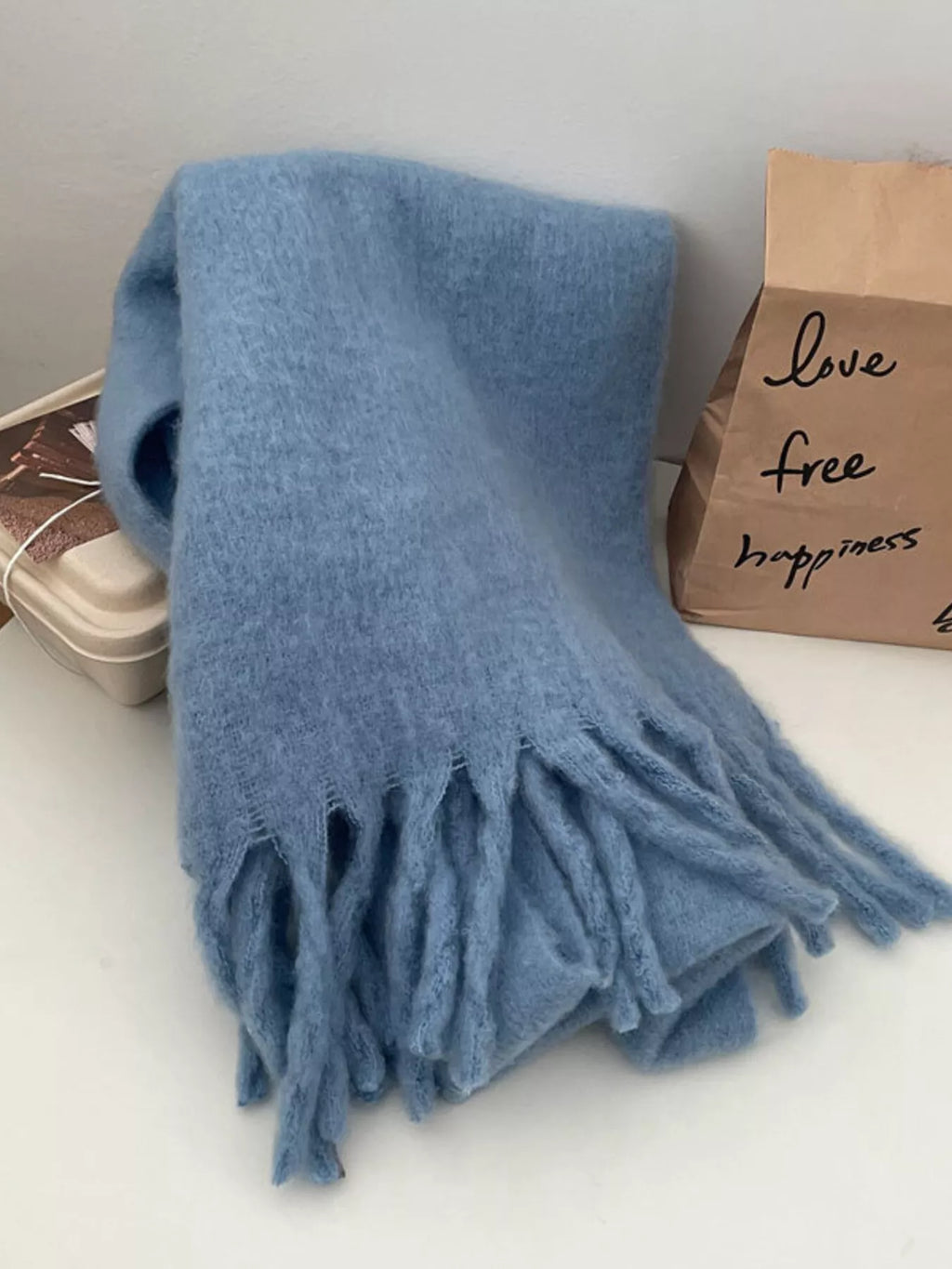 Long Fringe Scarf