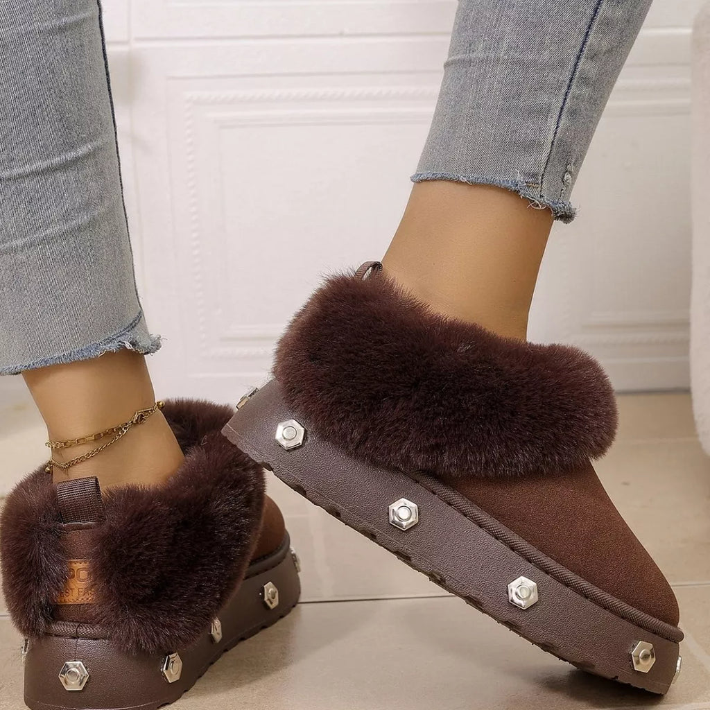 Faux-Fur Lined Platform Boots, product view 10