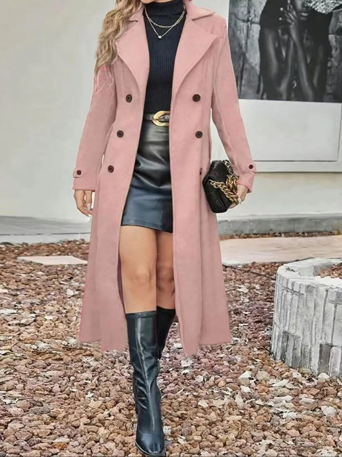 Double-Breasted Trench Coat