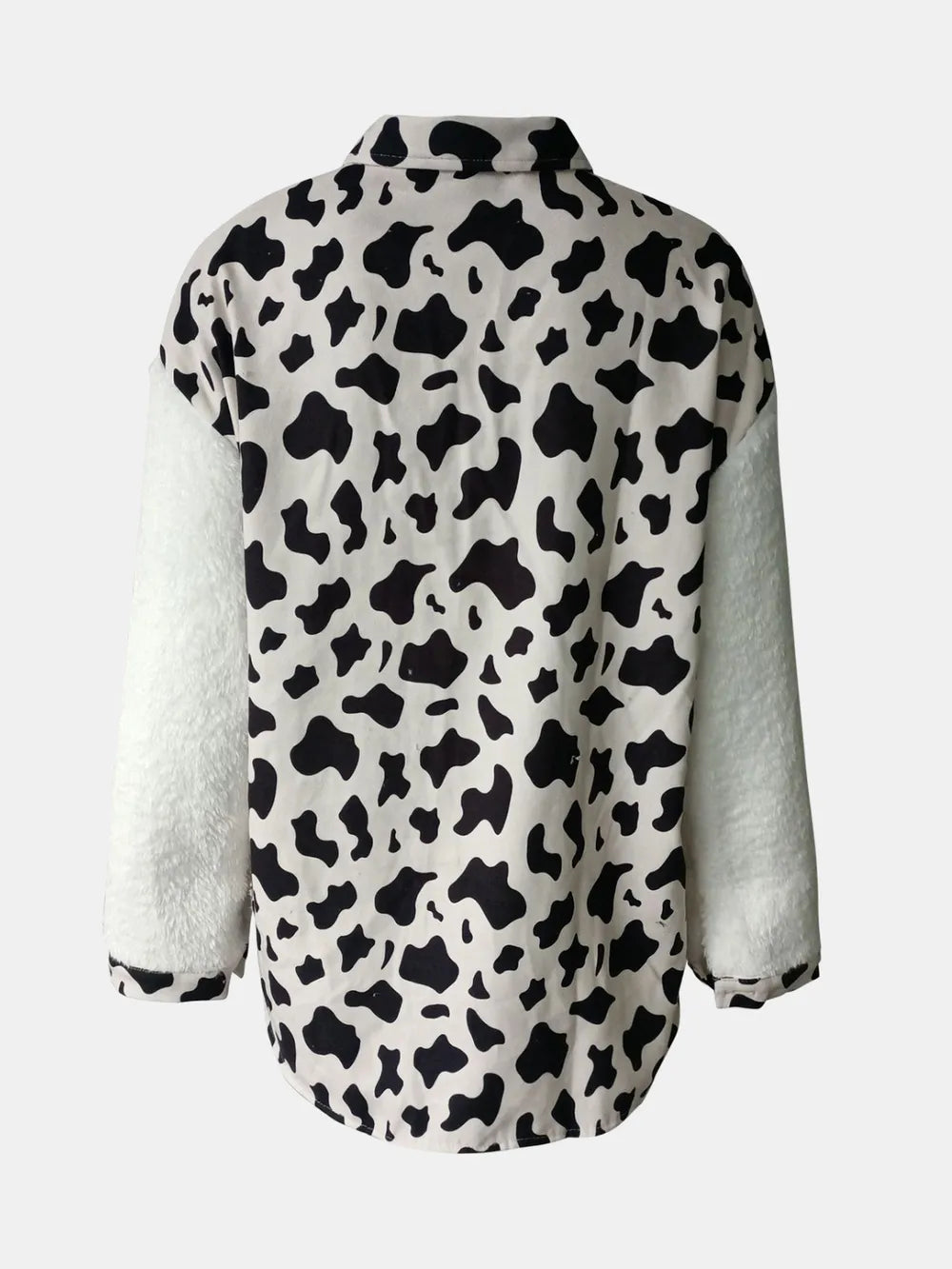 Button-Front Fuzzy Jacket, view 11