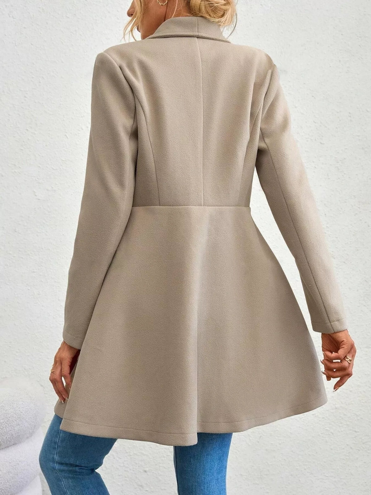 Double-Breasted Tailored Coat, view 2