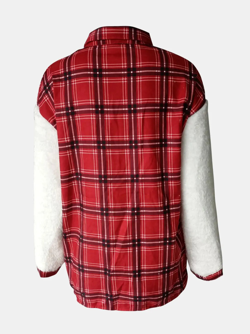 Button-Front Fuzzy Jacket, view 20