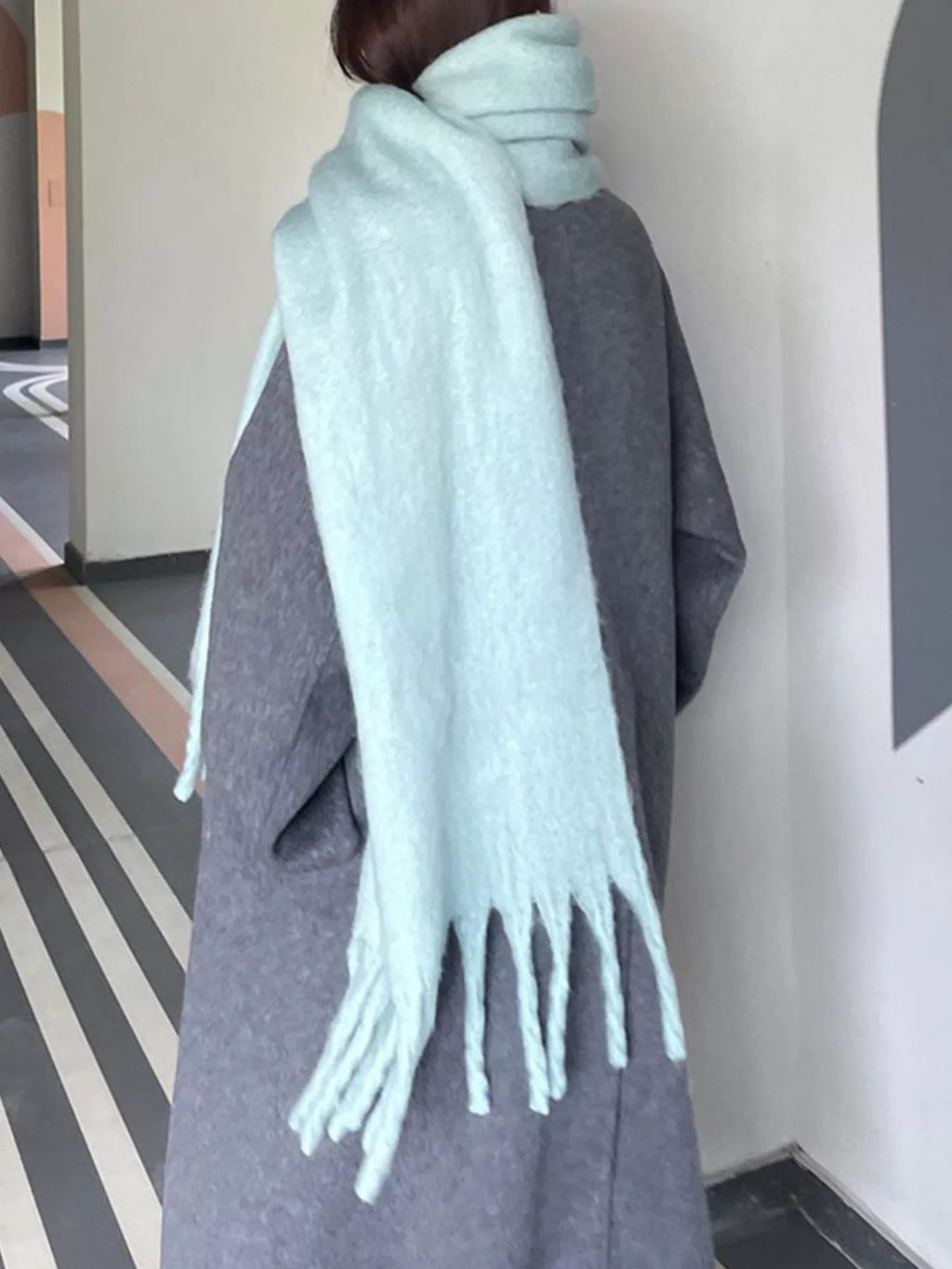 Long Fringe Scarf