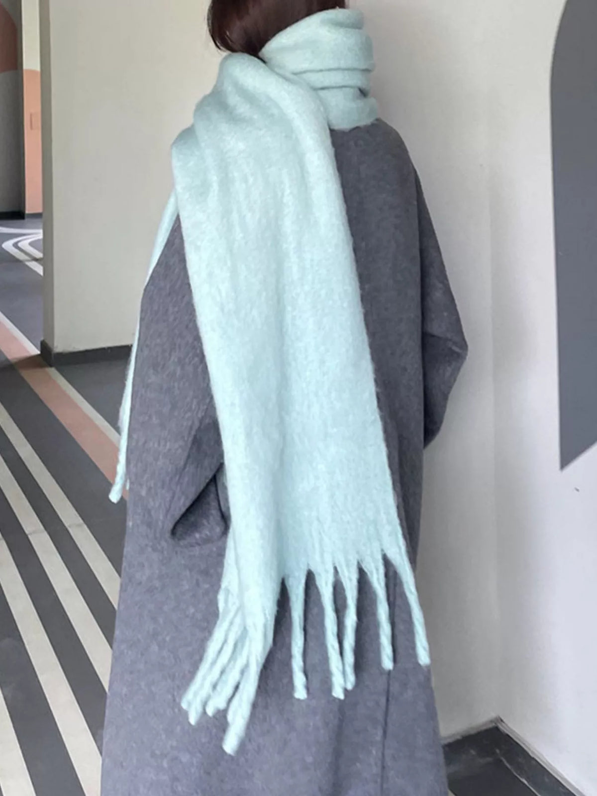 Long Fringe Scarf