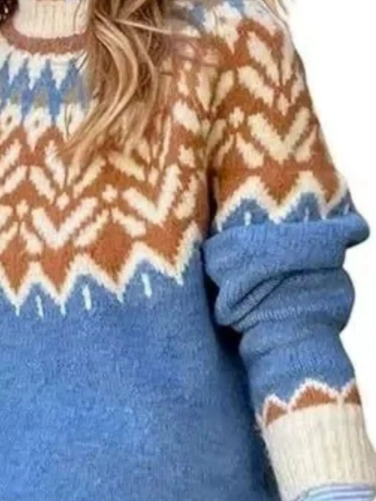 Fair Isle Crewneck Sweater