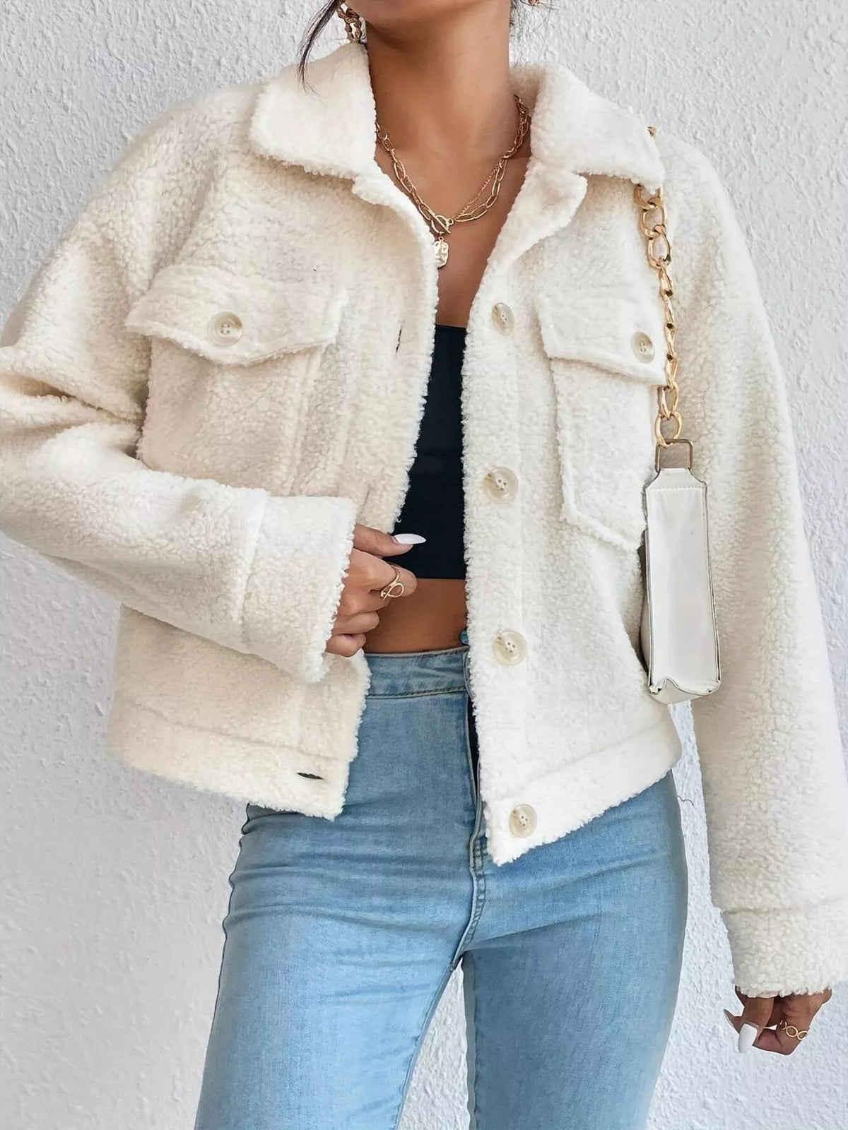 Full-Size Sherpa Jacket, view 3