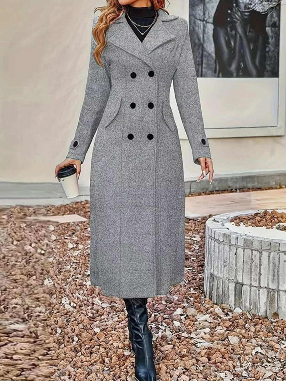 Double-Breasted Trench Coat