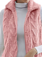 Full-Size Faux-Fur Zip Vest, view 15