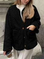 Sherpa Button-Up Jacket
