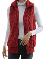 Full-Size Faux-Fur Zip Vest, view 17