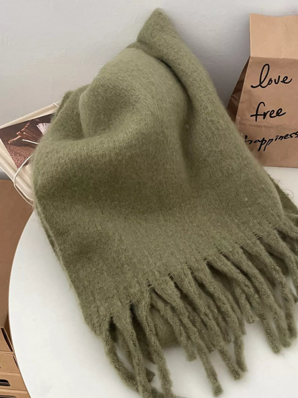 Long Fringe Scarf