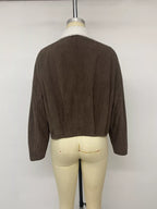 Sherpa-Collar Corduroy Jacket