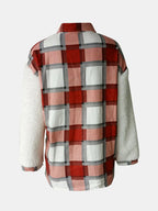 Button-Front Fuzzy Jacket, view 16