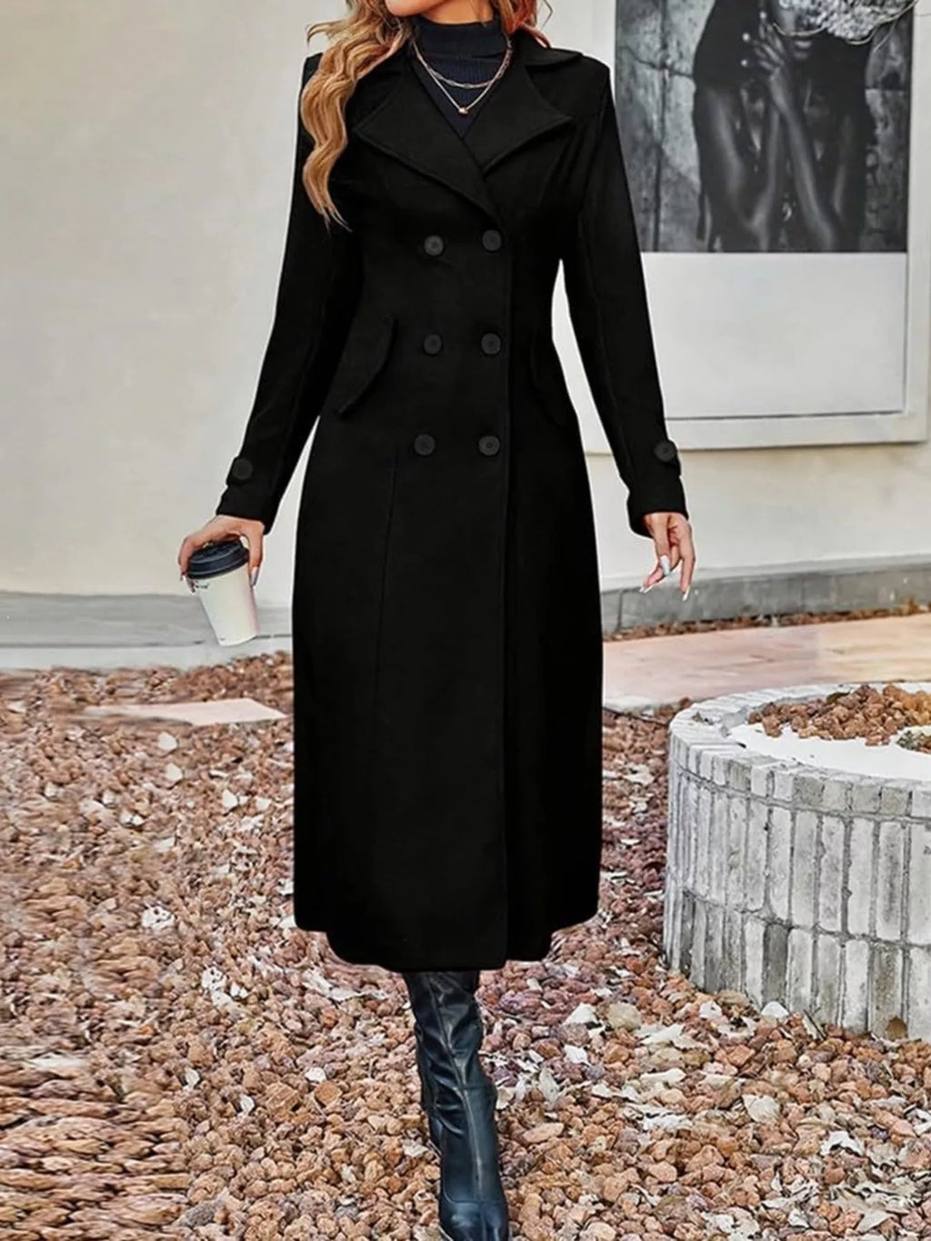 Double-Breasted Trench Coat