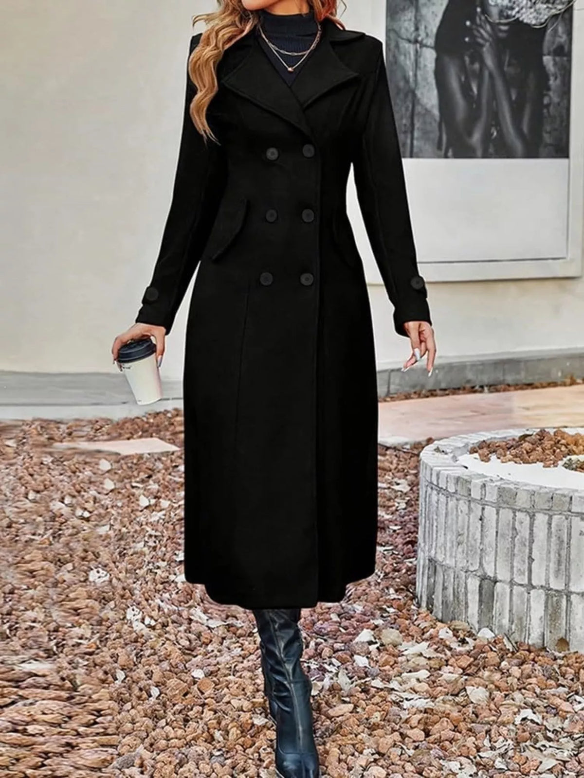 Double-Breasted Trench Coat