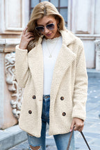Lapel Sherpa Coat, view 26