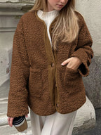 Sherpa Button-Up Jacket