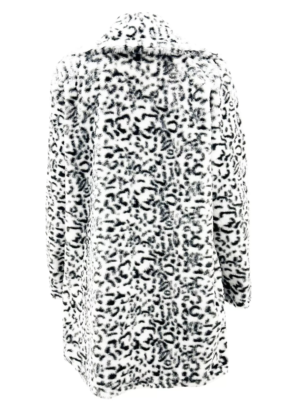 Full-Size Leopard Open-Front Coat, view 9